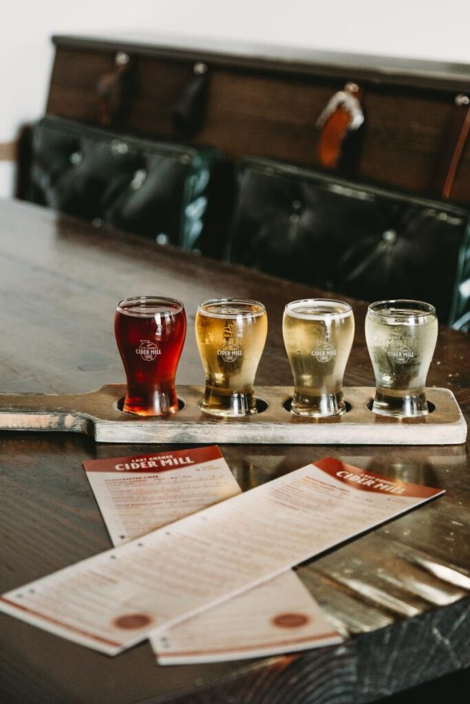 Last Chance Pub & Cider Mill Flight