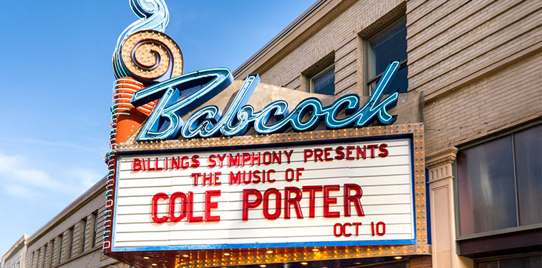 Babcock Theatre Sign