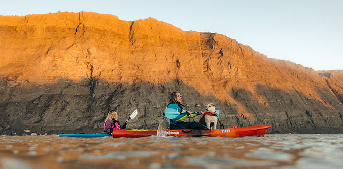 Kayaking on Yellowstone River