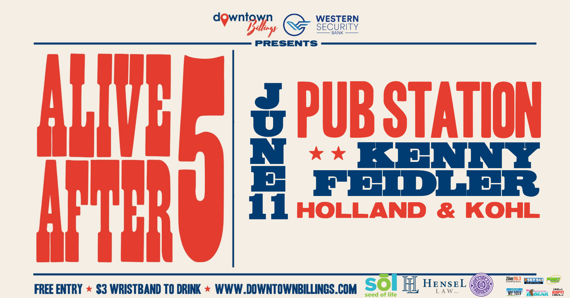 Alive After 5: Kenny Feidler/Holland and Kohl