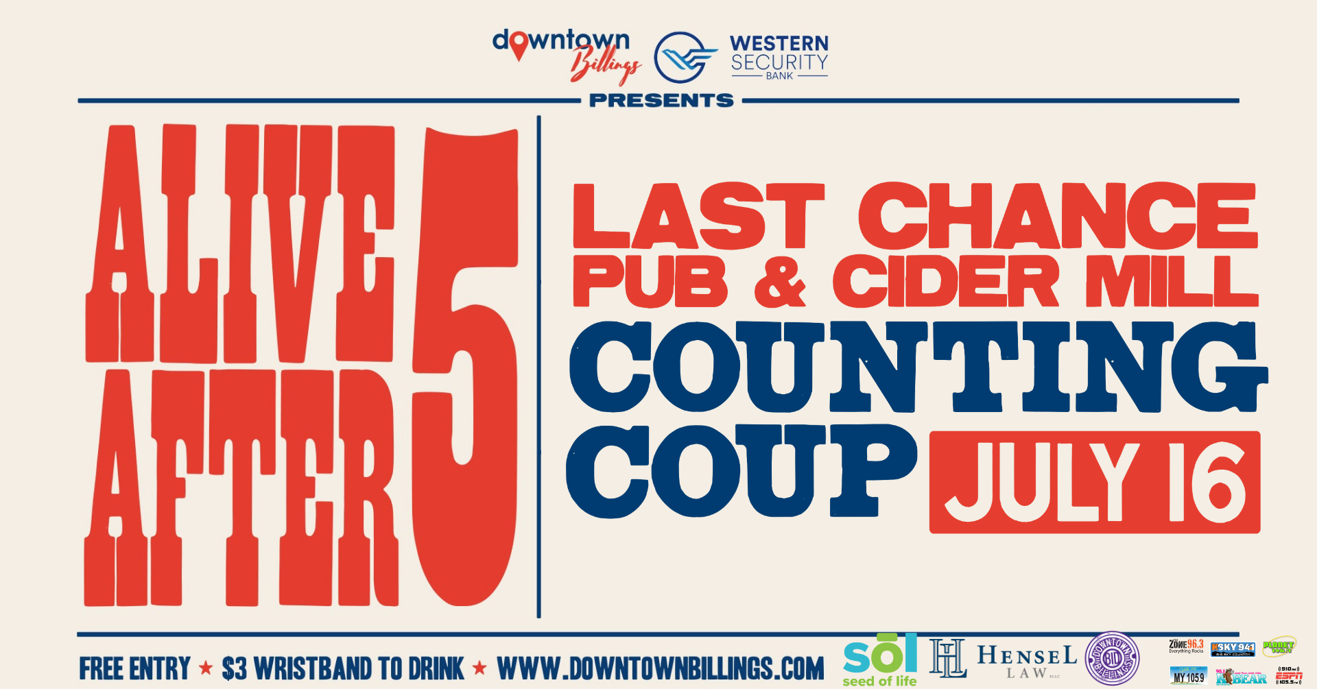 Alive After 5: Counting Coup