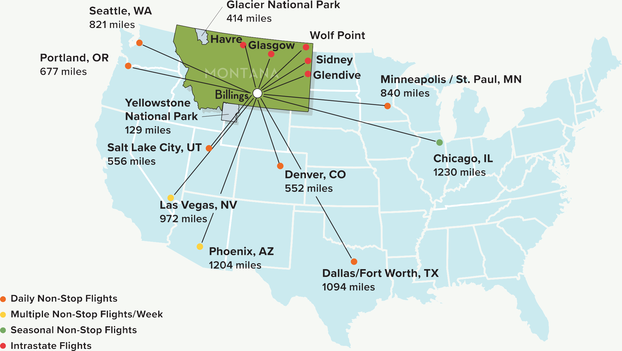 Air Service Map