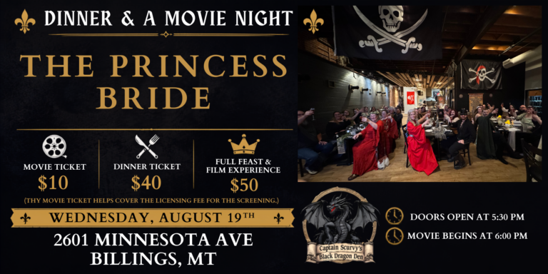 Dinner and a Movie Night: The Princess Bride (1987)